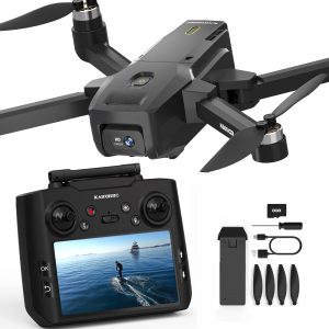 K600GPS Drone with Camer, 4.5inch LCD RC Screen, 32G SD Card, GPS Auto Return, Gesture Flight, Brushless Motor, Optical Flow, Modular Battery, 3 Speeds for Adults/Beginners