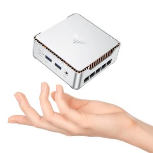 KAMRUI E2 Mini PC 11 Pro, 12th Gen Alder Lake- N97(up to 3.6GHz) Micro PC(Beat N150), 16GB RAM 512GB M.2 SSD, Desktop Computers Support 4K Display/USB3.2/WiFi/BT/Gigabit Ethernet Small Computer