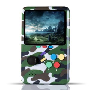 WeLohas Q2 Electronic Handheld Games Device,3D Video Game Emulator,10000+ Fun Retro Video Games Preloaded,64GB TF Card,3.0″ HD Screen,Pocket Gamer Gifts