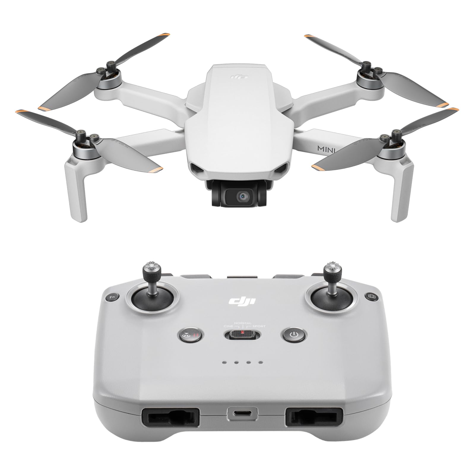 DJI Mini 4K Fly More Combo, Drone with 4K UHD Camera for Adults, Under 249 g, 3-Axis Gimbal Stabilization, 10km Video Transmission, Auto Return, 3 Batteries for 93-Min Max Flight Time, QuickShots