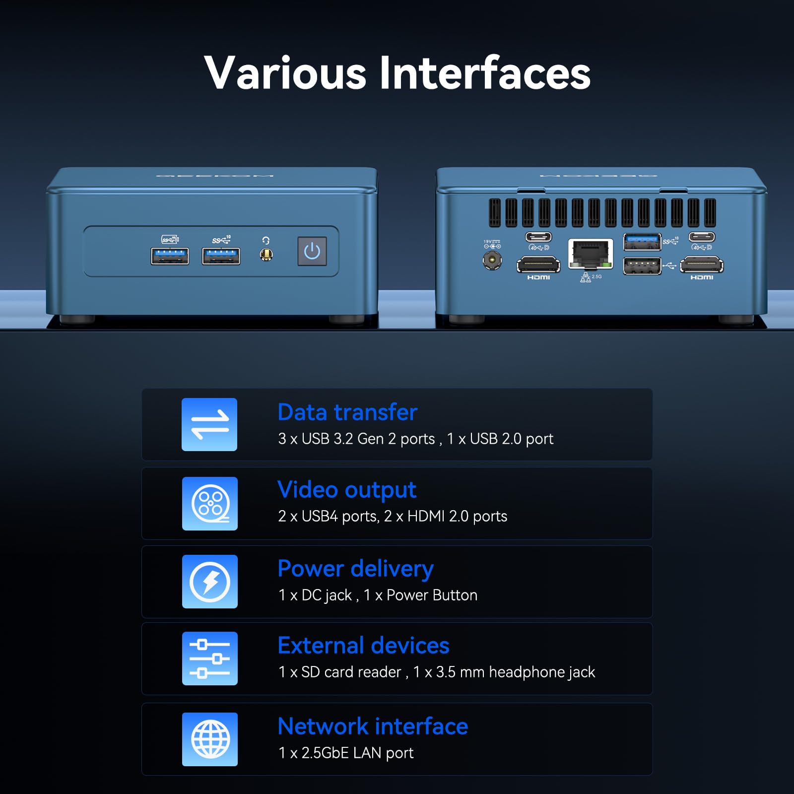 GEEKOM Mini PC Mini IT12, 12th Gen Intel i5-12450H NUC12 Mini Computers(8 Cores,12 Threads) 16GB DDR4/512GB PCIe Gen 4 SSD Windows 11 Pro Desktop PC Support Wi-Fi 6E/Bluetooth 5.2/USB 4.0/2.5G LAN/8K