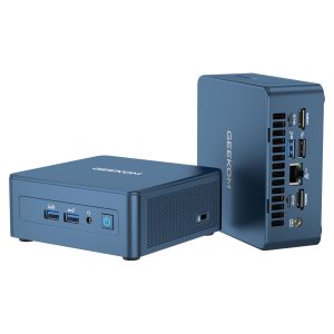 GEEKOM Mini PC Mini IT12, 12th Gen Intel i5-12450H NUC12 Mini Computers(8 Cores,12 Threads) 16GB DDR4/512GB PCIe Gen 4 SSD Windows 11 Pro Desktop PC Support Wi-Fi 6E/Bluetooth 5.2/USB 4.0/2.5G LAN/8K