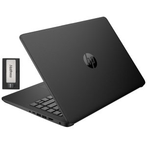 HP Stream 14″ HD BrightView Laptop, Intel Celeron N4120, 16GB RAM, 416GB Storage (128GB eMMC + 288GB Docking Station Set), Intel UHD Graphics, 720p Camera, Wi-Fi, 1 Year Office 365, Win 11 S, Gold