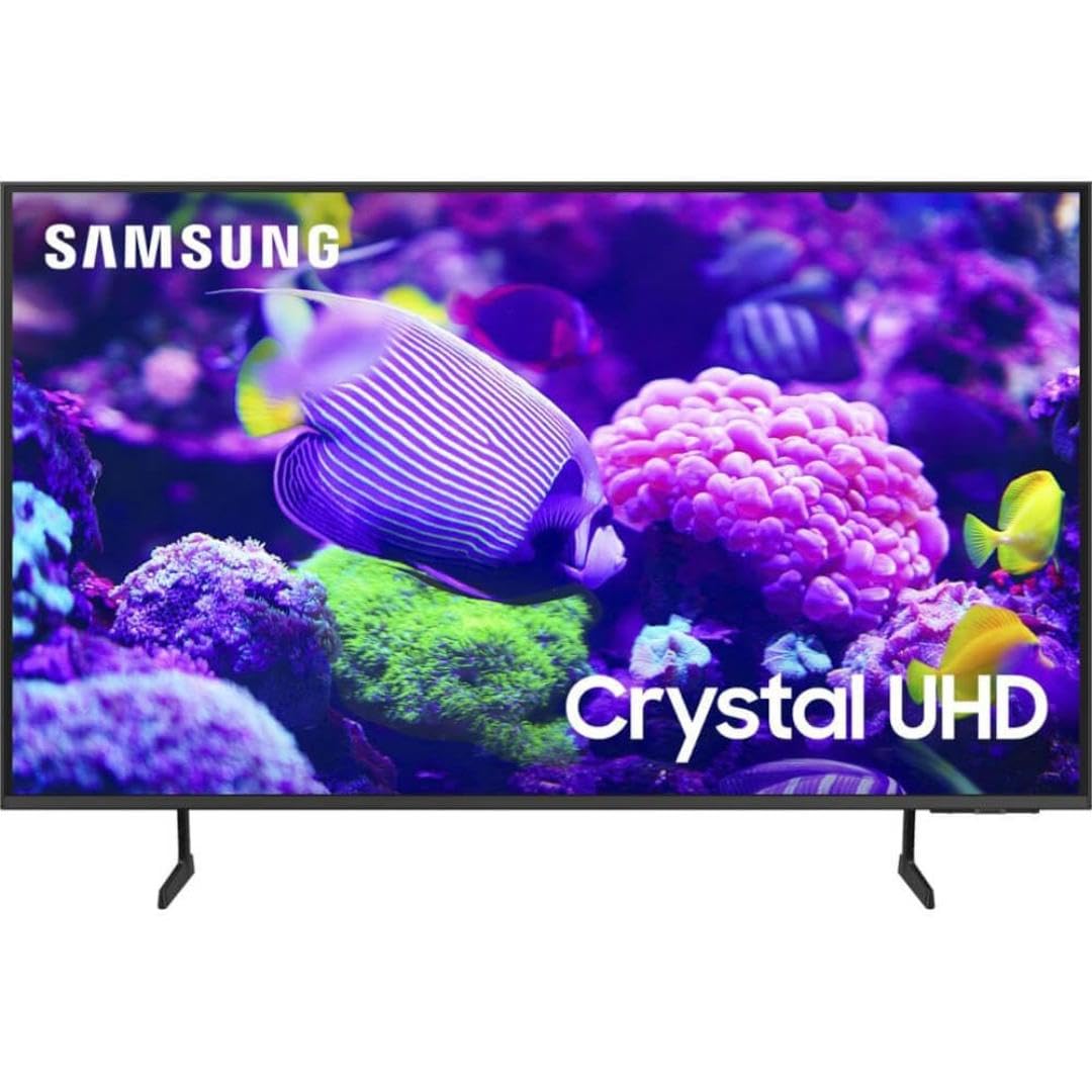SAMSUNG 50-Inch Class Crystal UHD 4K DU7200 Series HDR Smart TV w/Object Tracking Sound Lite, PurColor, Motion Xcelerator, Mega Contrast, Q-Symphony (UN50DU7200, 2024 Model)