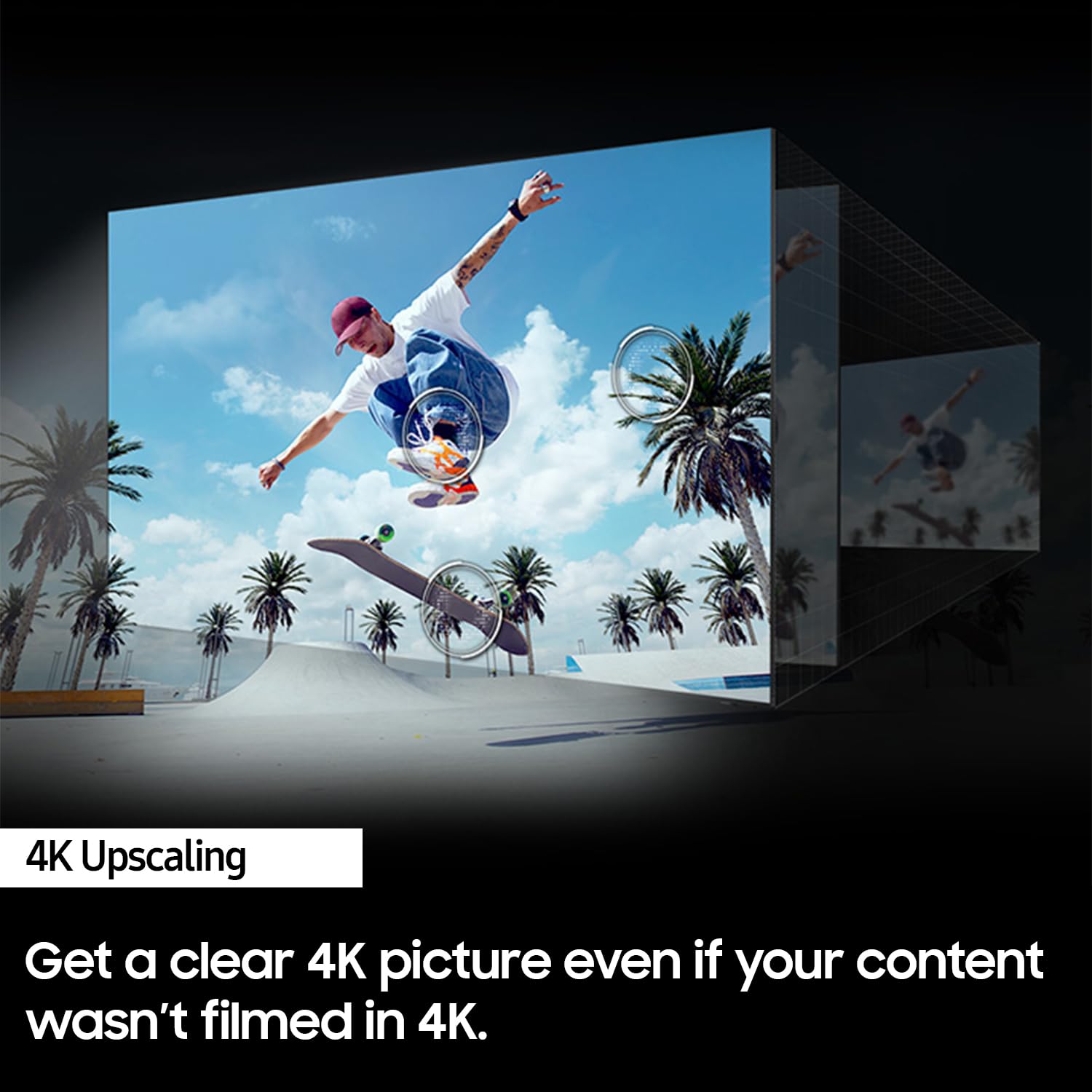 SAMSUNG 50-Inch Class Crystal UHD 4K DU7200 Series HDR Smart TV w/Object Tracking Sound Lite, PurColor, Motion Xcelerator, Mega Contrast, Q-Symphony (UN50DU7200, 2024 Model)
