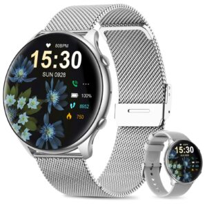 SLOKSFil Watches for Women with Menstrual Cycle Tracker, 1.39” HD Smart Watch, Heart Rate/Sleep Monitor, IP67 Waterproof, Women’s Watch Fitness Tracker Compatible with iOS Android