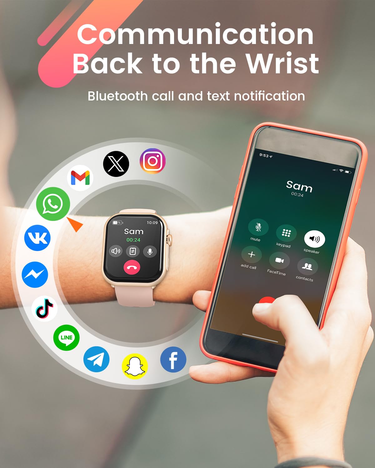 Smart Watches for Men Fitness Tracker: 1.85