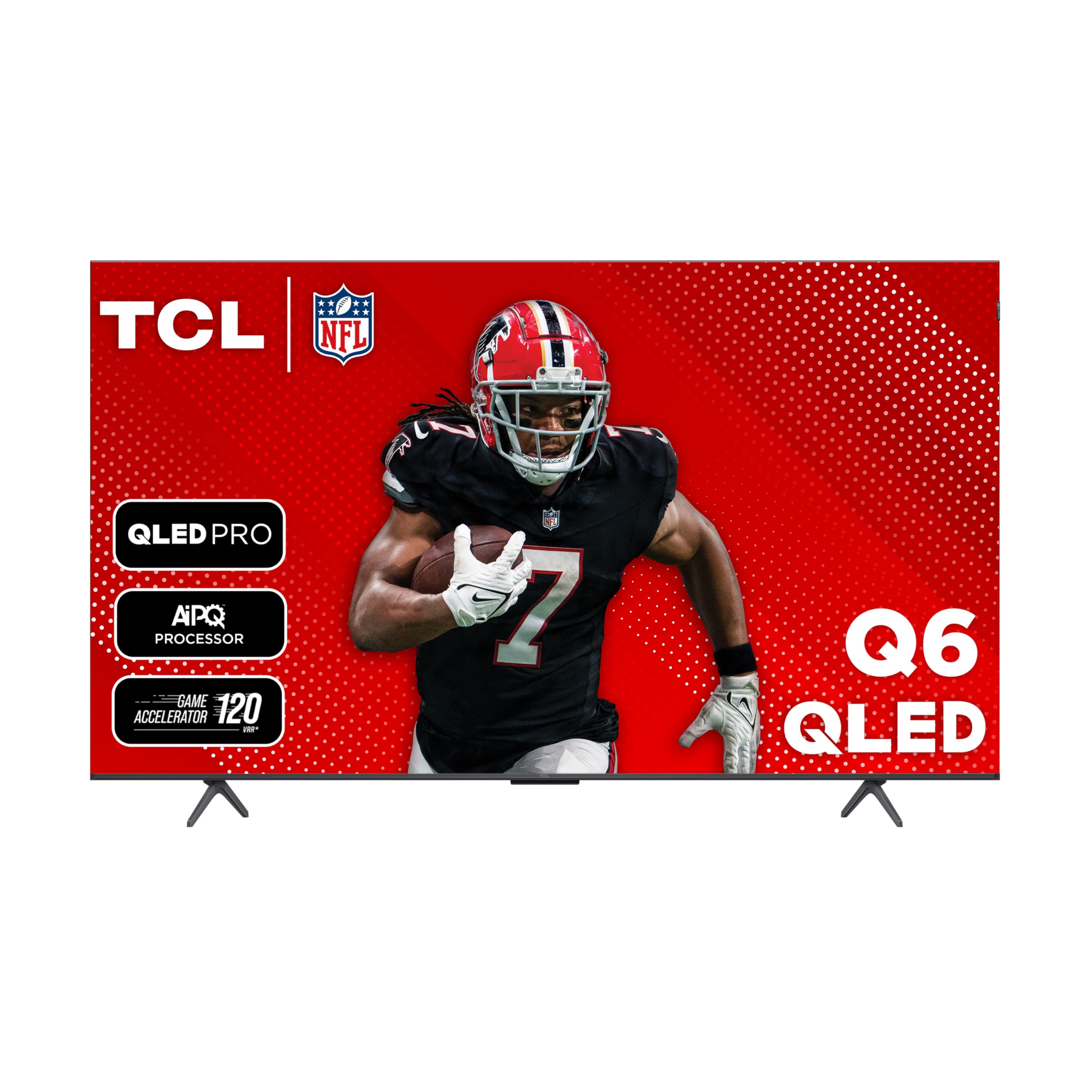 TCL 75-Inch Q65 QLED 4K UHD Smart TV with Google TV (75Q651G, 2024 Model) Dolby Vision, Dolby Atmos, HDR Pro+, Game Accelerator Enhanced Gaming, Voice Remote, Works with Alexa, Streaming Television