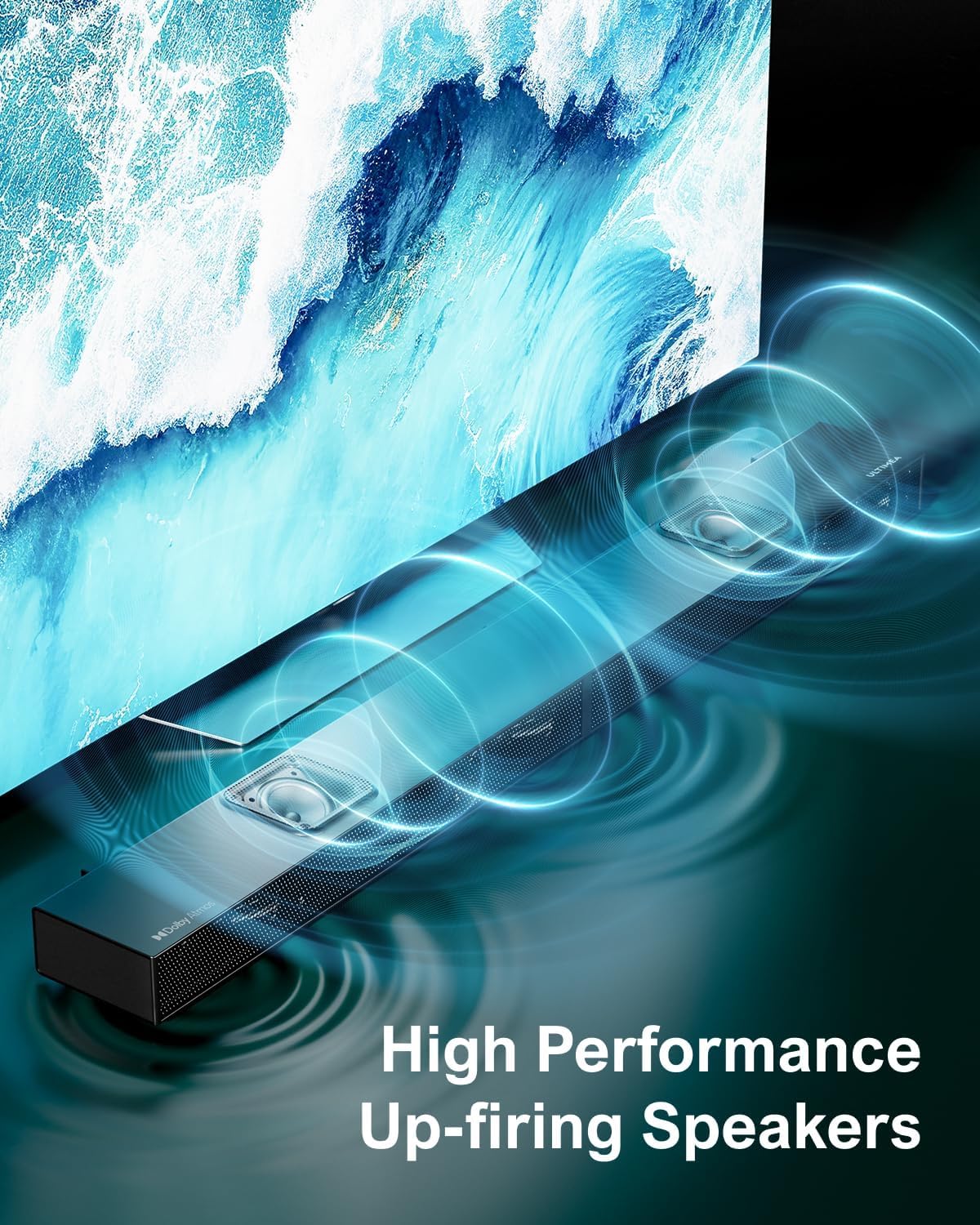 ULTIMEA 5.1.2ch Sound Bar with Dolby Atmos, 8