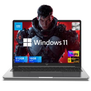 ACEMAGIC 16.0-inch Laptop, 2025 16GB DDR4 512GB SSD Windows 11 Laptop, Laptop Computer with Intel 12th Quad-Core Processor(Up to 3.6GHz), 1920P FHD Display, Metal Shell, WiFi 5, USB3.2, Type_C