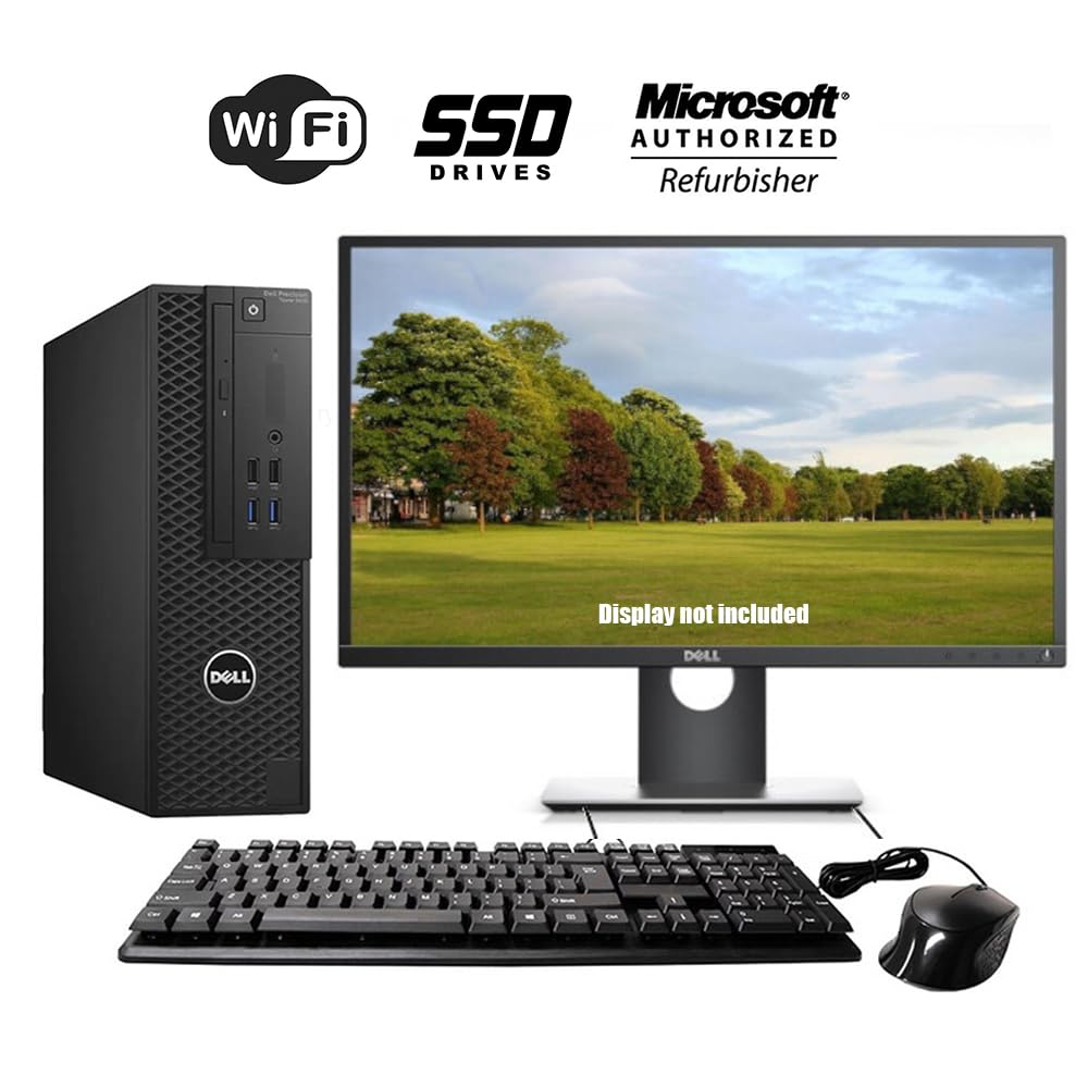 Dell OptiPlex 7070 SFF Desktop Computer PC, Intel 8 Core i7-9700 3.0GHz up to 4.70GHz,32GB DDR4 Ram New 1TB NVMe M.2 SSD,AX210 Built-in WiFi 6E,Windows 11 Pro, Wireless Keyboard & Mouse (Renewed)