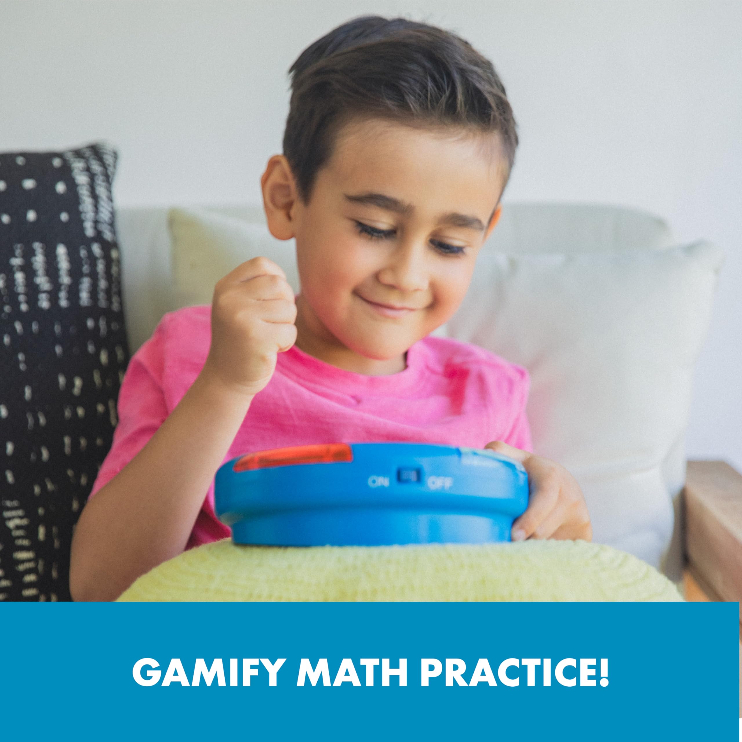 Educational Insights Math Slam - Interactive Math Games, Basic Algebra Game for Learning Addition and Subtraction, Handheld Kids' Electronics, Self Teaching STEM Learning Tools for Kids Ages 5+