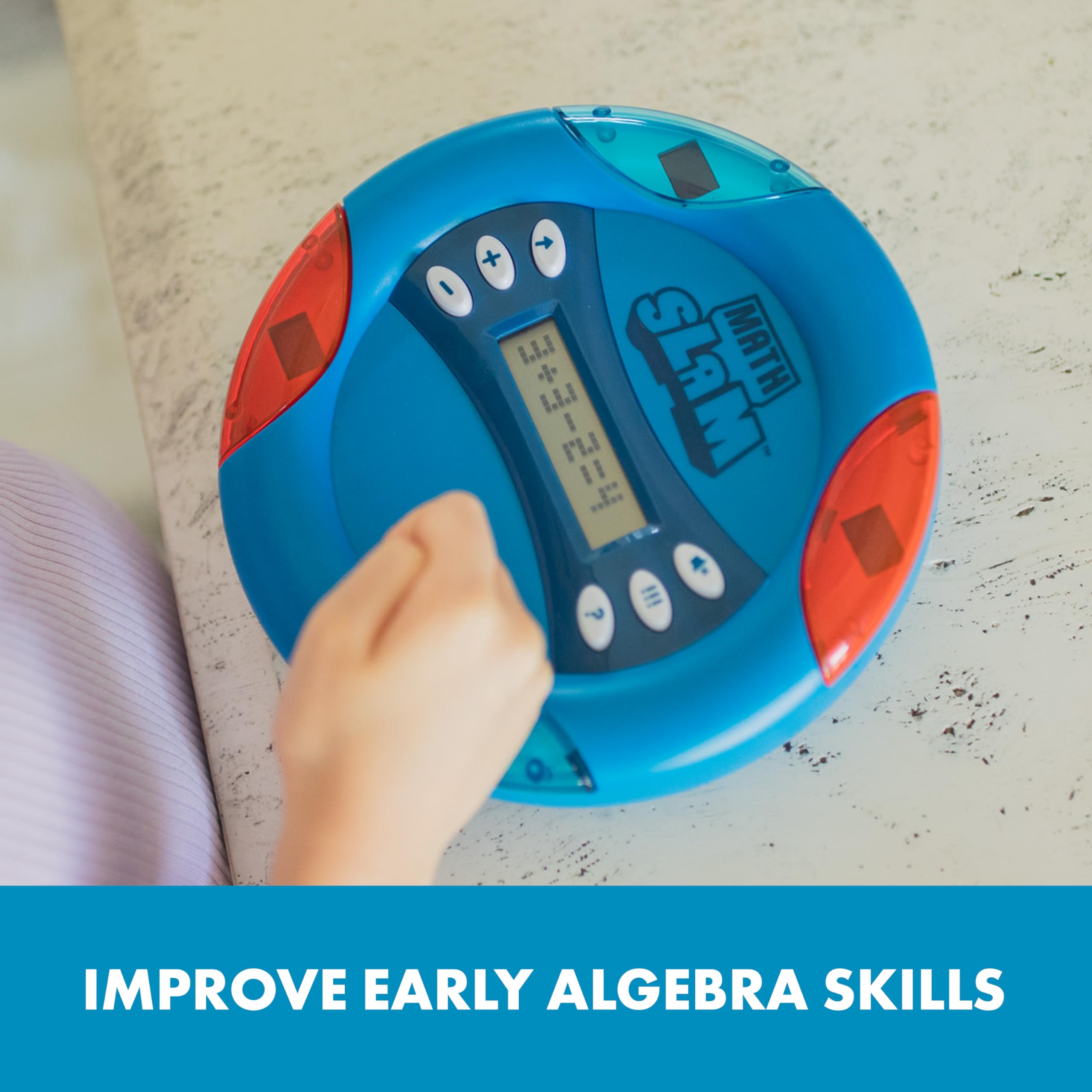 Educational Insights Math Slam - Interactive Math Games, Basic Algebra Game for Learning Addition and Subtraction, Handheld Kids' Electronics, Self Teaching STEM Learning Tools for Kids Ages 5+