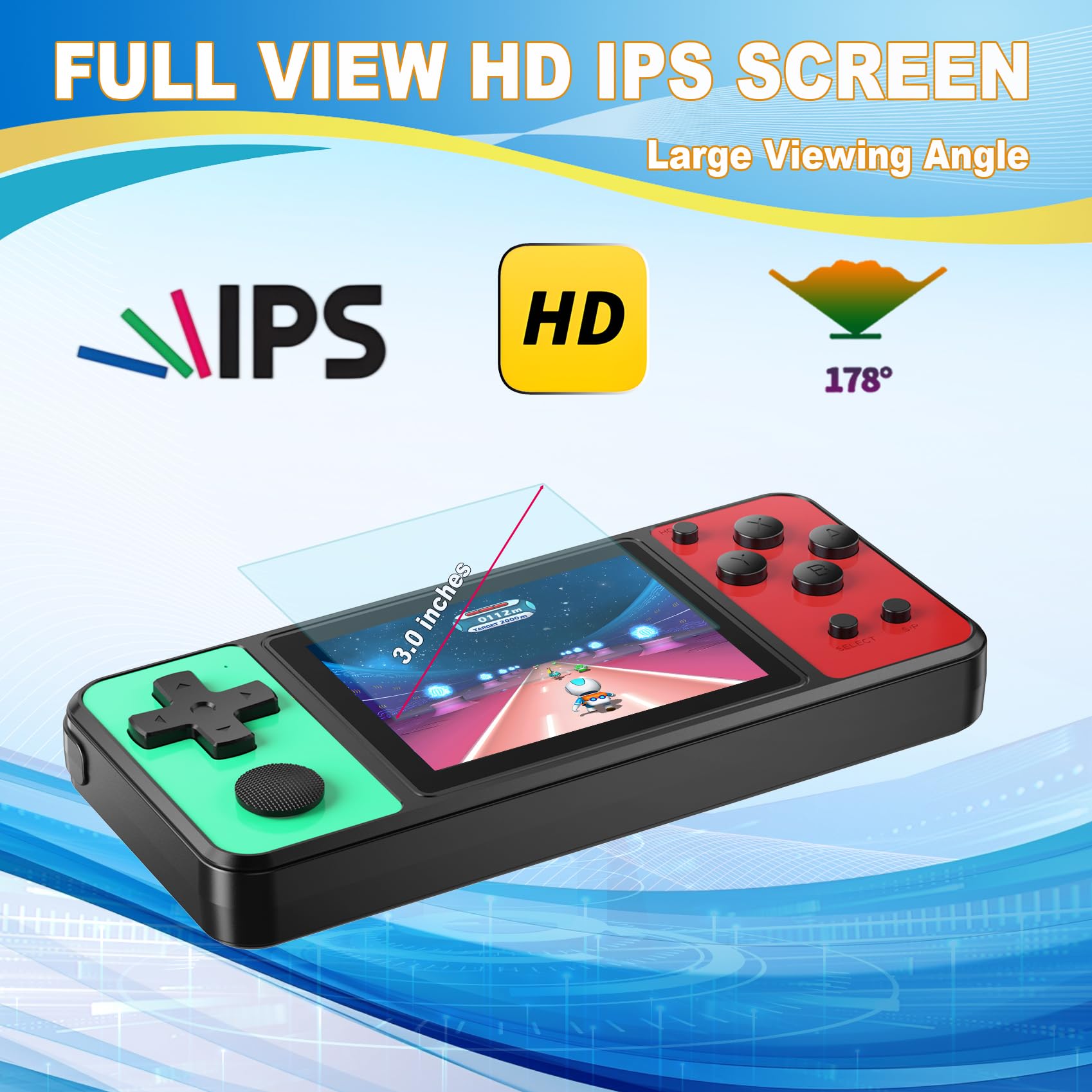 KAVOYI 32 Bit Handheld Games for Kids Built-in 139 Video Games,3.0