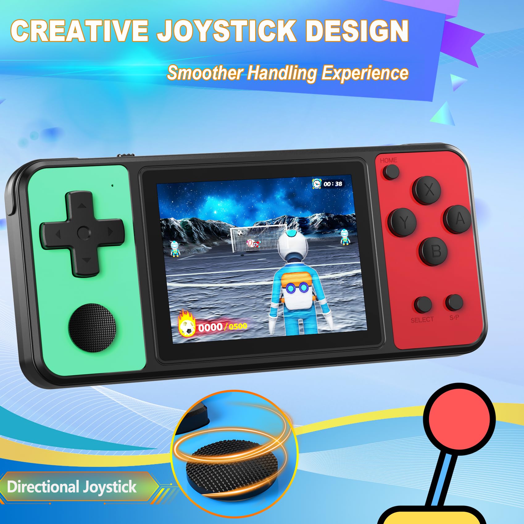 KAVOYI 32 Bit Handheld Games for Kids Built-in 139 Video Games,3.0