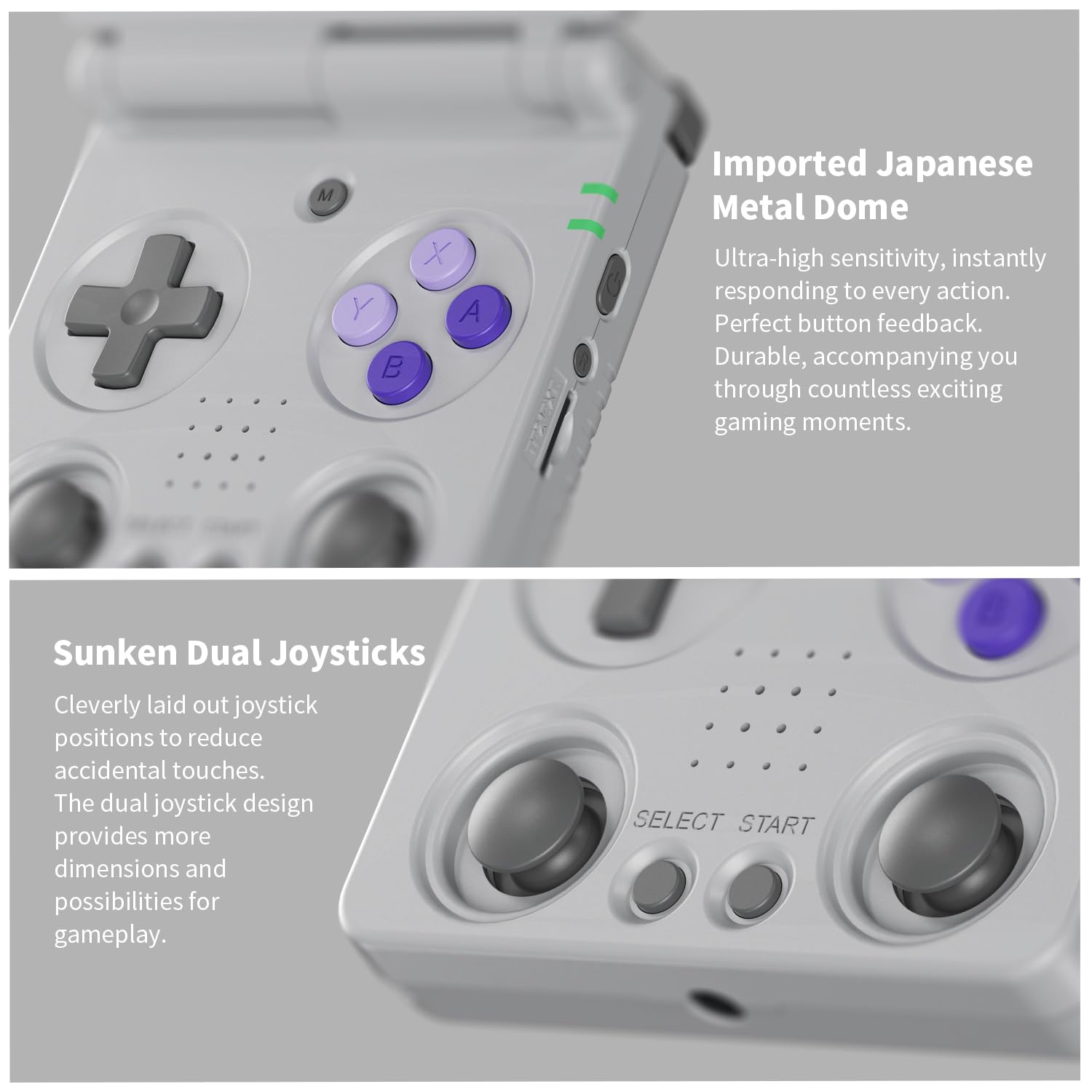 RG34XXSP Retro Handheld Game Console RG34XX SP Retro Gaming Console with 64G Preloaded 5000+ Games,3300 mAh Battey, Portable Pocket Arcade Support 30+ Simulators 5G WiFi Bluetooth HD Indigo
