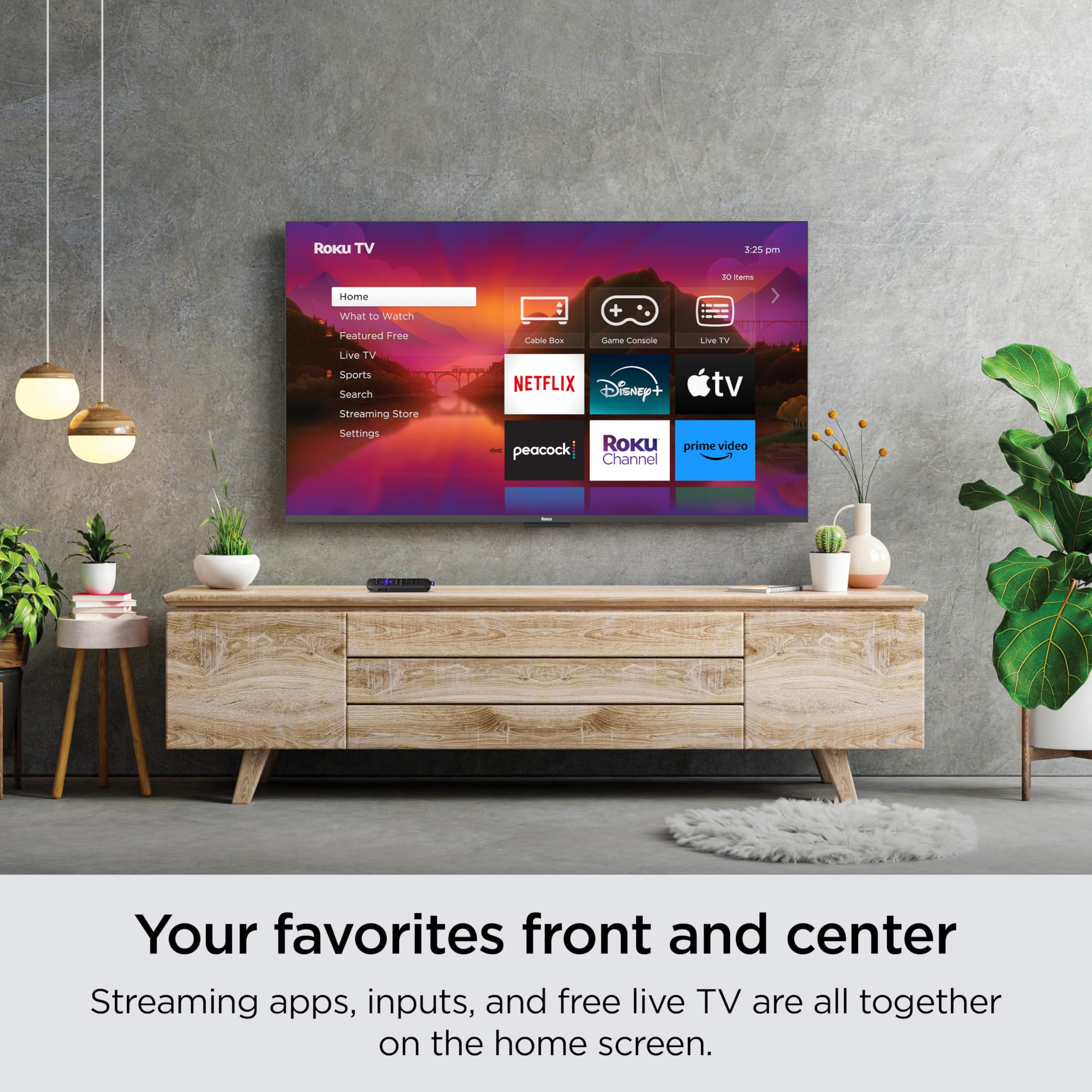 Roku Smart TV – 65-Inch Plus Series 4K QLED RokuTV with Roku Voice Remote Pro, Dolby Vision, Striking 4K Resolution, Automatic Brightness, & Seamless Streaming – Live Local News & Sports