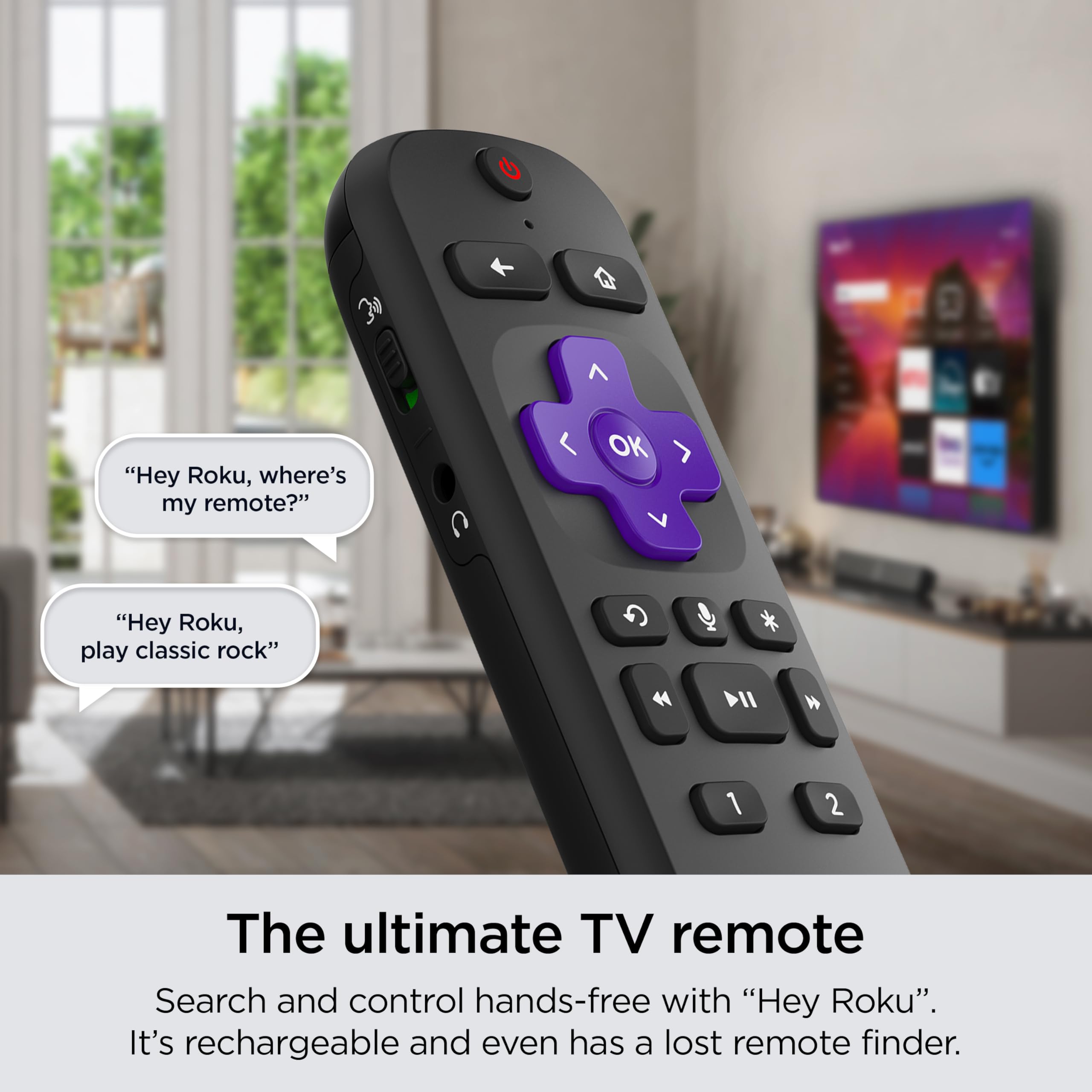 Roku Smart TV – 65-Inch Plus Series 4K QLED RokuTV with Roku Voice Remote Pro, Dolby Vision, Striking 4K Resolution, Automatic Brightness, & Seamless Streaming – Live Local News & Sports