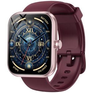 Smart Watch with Alexa Built-in‌, 1.83″ HD Fitness Tracker with Bluetooth Calls/Messages, IP68 Waterproof, 120+ Sports Modes, 24/7 Heart Rate/Sleep Smartwatch Compatible with iOS/Android