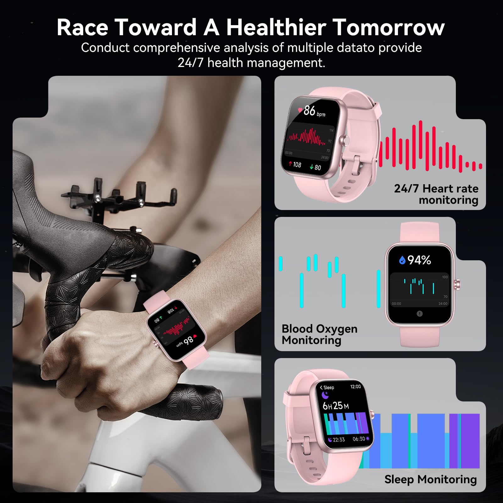 Smart Watch with Alexa Built-in, 1.83