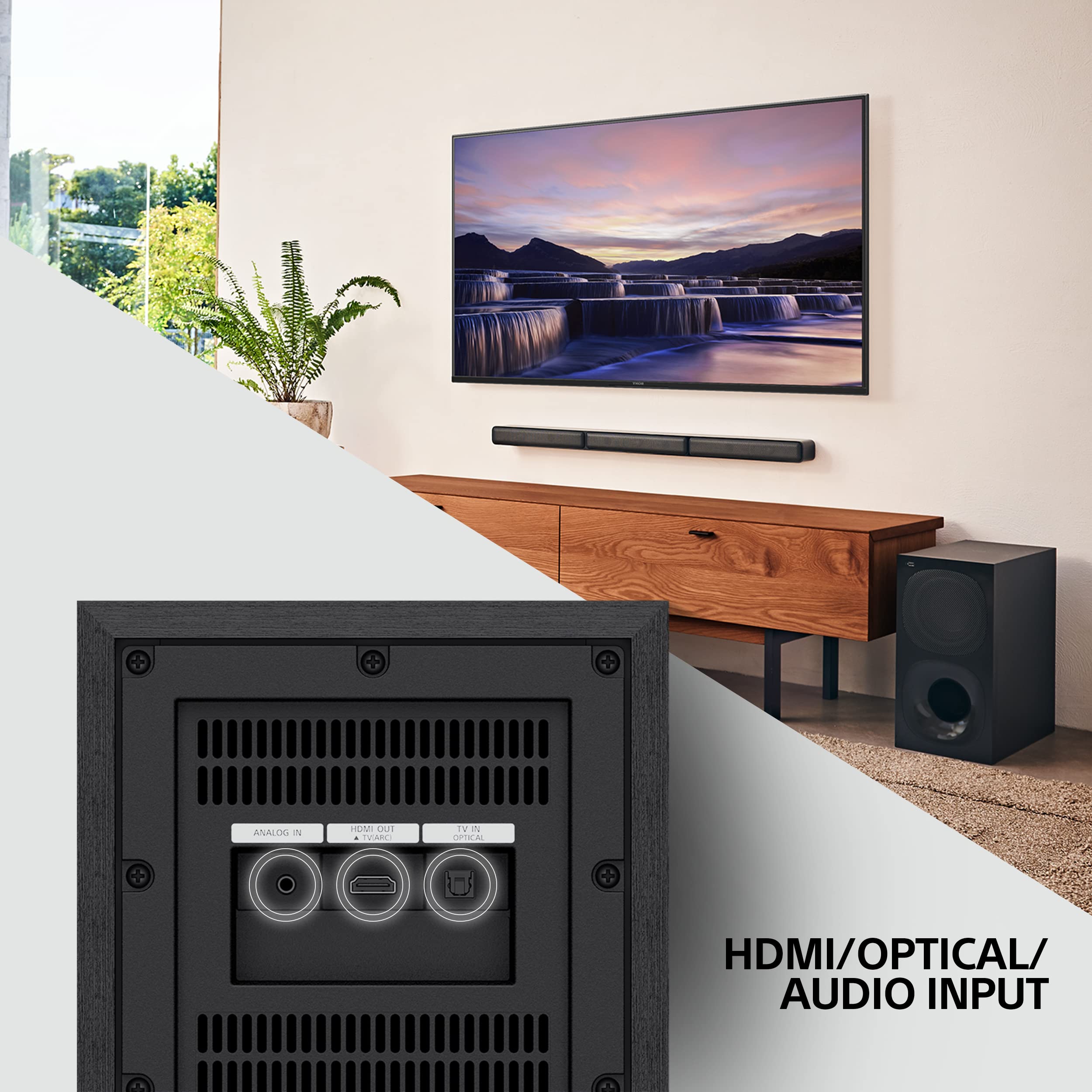 Sony HT-S40R 5.1ch Home Theater Soundbar System,black