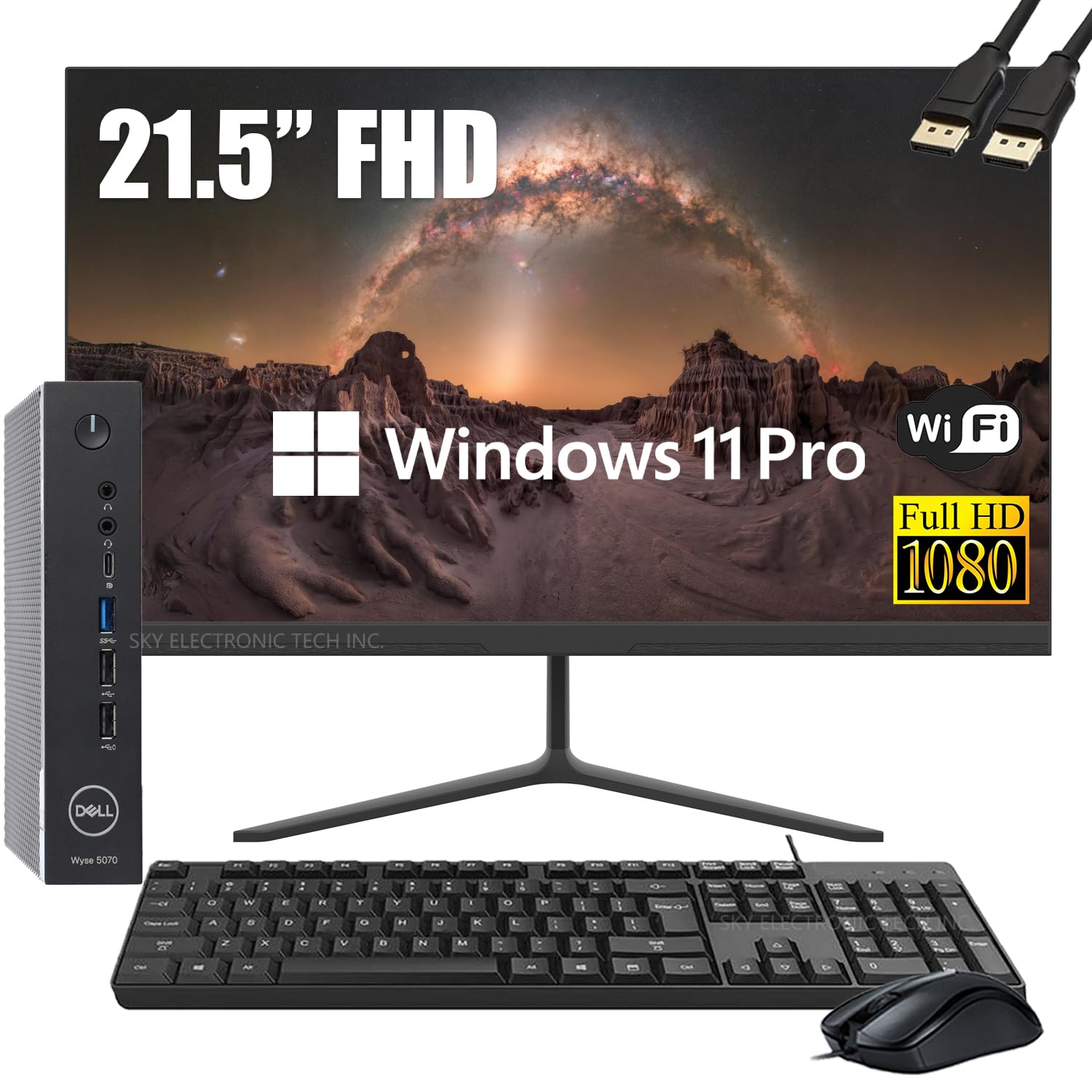 Dell Optiplex 7050 SFF Desktop PC Intel i7-7700 4-Cores 3.60GHz 32GB DDR4 1TB SSD WiFi BT HDMI Duel Monitor Support Windows 11 Pro Excellent Condition(Renewed)