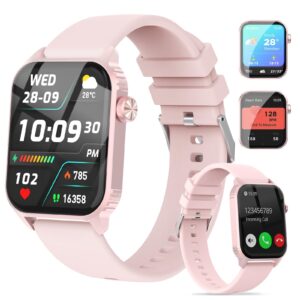 TRAUSI Smart Watches for Women Men, 1.83 inches HD Smartwatch with 120 Sports Modes, Heart Rate/Sleep Monitor, IP67 Waterproof, Bluetooth Call & Music Control for iPhone/Android