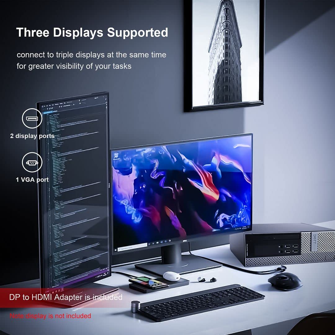 Dell OptiPlex 7020 Desktop Computer, 32GB Ram New 1TB SSD, Intel Quad Core i7 4790 up to 4.0GHz, AC8260 Built-in WiFi 5, Dual Monitor Supported, DVD-RW HDMI Windows 10 Pro (Renewed)