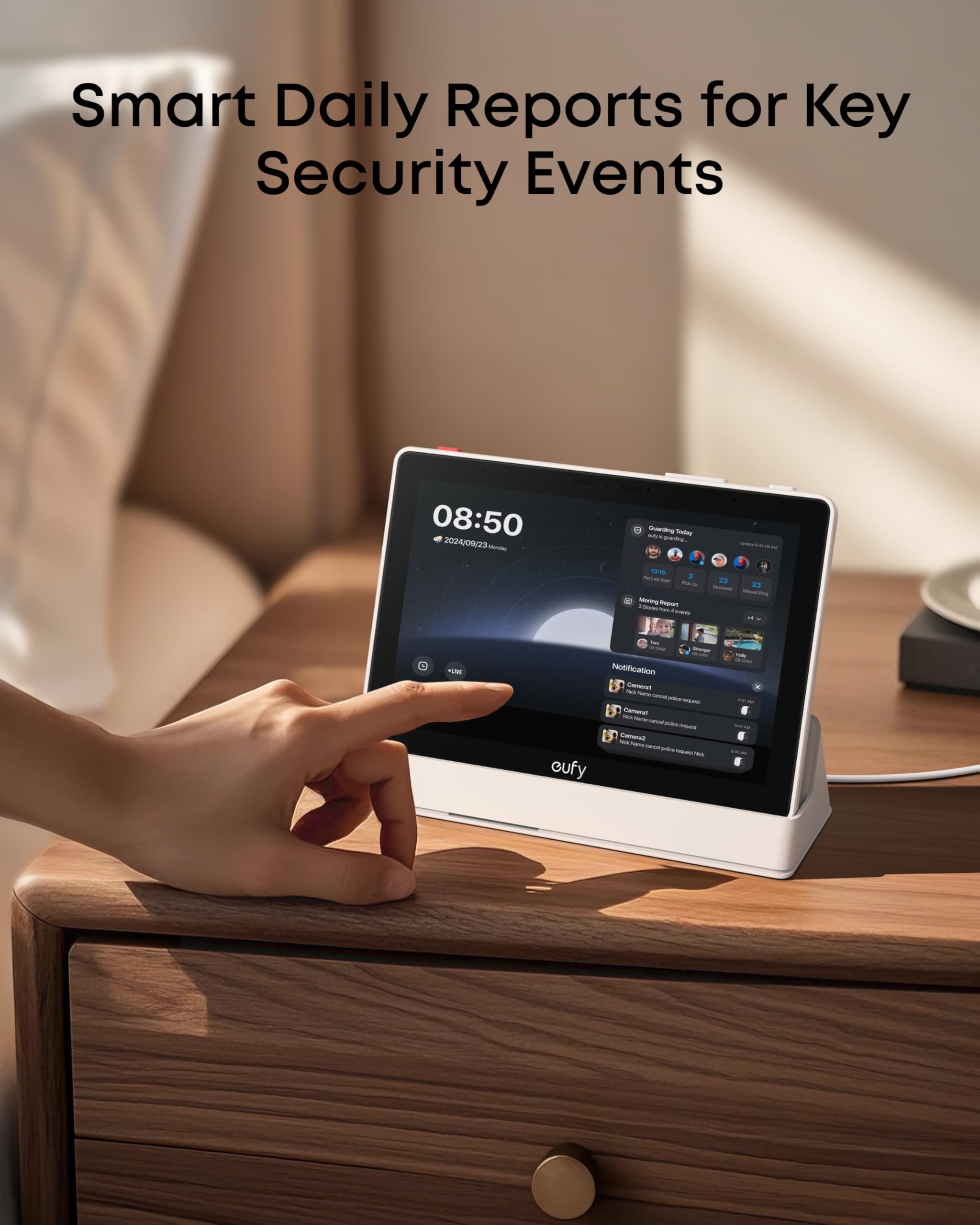 eufy Security eufy Smart Display E10, Smart Home Hub, 8