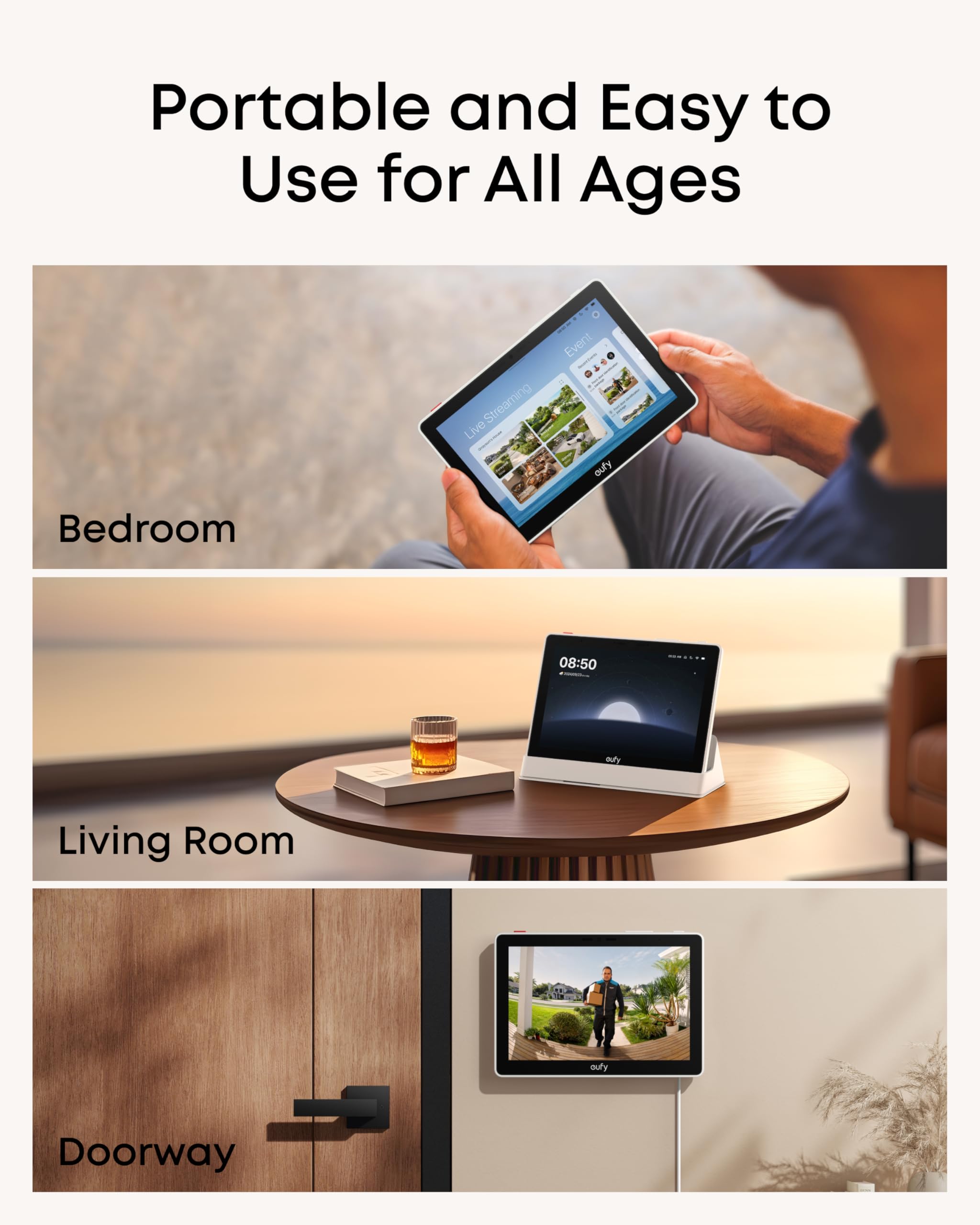 eufy Security eufy Smart Display E10, Smart Home Hub, 8