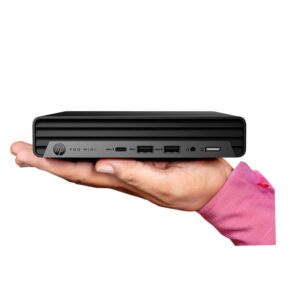 HP Pro 400 G9 Mini PC Desktop Computer, Intel CPU, 16GB DDR5 RAM, 256GB PCIe SSD, Triple 4K Display Support, USB-C, Ultra-Quiet Design, Bluetooth 5.2, WiFi 6, Keyboard and Mouse, Windows 11 Pro