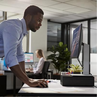HP Pro 400 G9 Mini PC Desktop Computer, Intel CPU, 16GB DDR5 RAM, 256GB PCIe SSD, Triple 4K Display Support, USB-C, Ultra-Quiet Design, Bluetooth 5.2, WiFi 6, Keyboard and Mouse, Windows 11 Pro