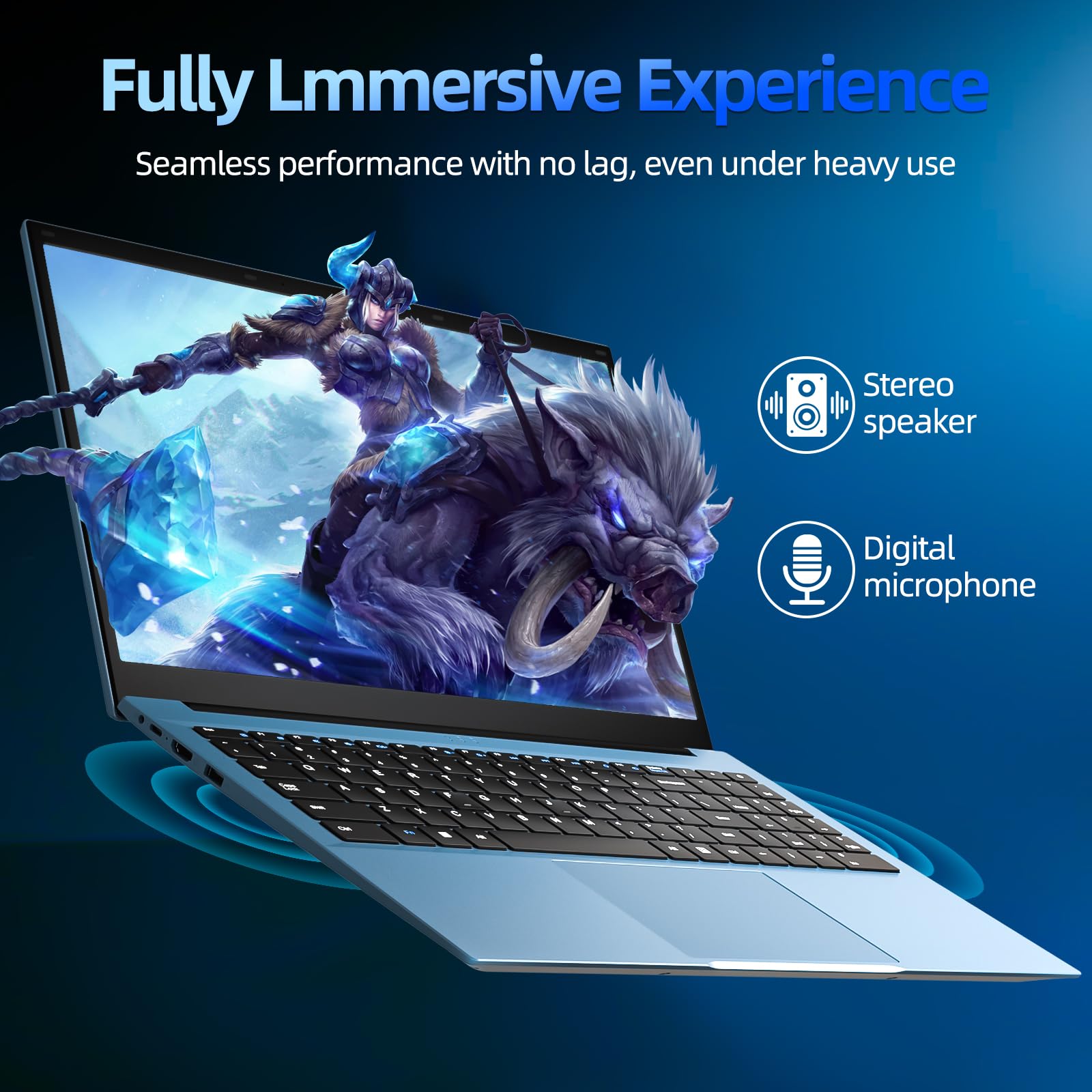 SGIN Laptop 15.6 Inch Laptops Computer, Celeron N4000 Processor, Win 11, 4GB RAM 128GB SSD, BT5.0, HDMI, Webcam, 7000mah Battery, 180° Viewing, 2.4/5G WiFi, USB 3.2, Type-C(Gray)