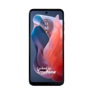 Tracfone Moto G Play (2023) [Activation Promotion], 32GB, Blue, Includes 1500Min/1500Txt/1500MB, 365 Days Service Plan – Prepaid Smartphone