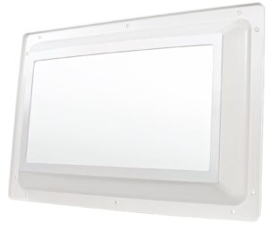 XMK RV Skylight Replacement Inner Dome, 14″ x 22″ RV Skylight Inner Dome with Clear Window for RV’s Campers Food Trucks Shower Roof Opening, Include Screws