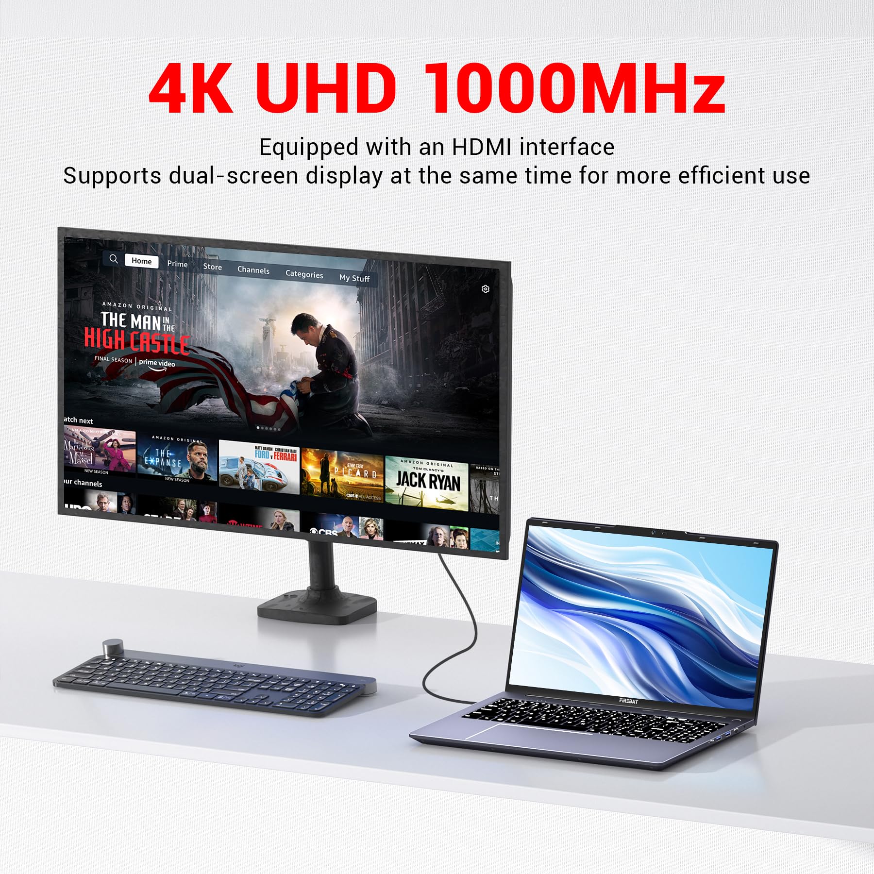 FIREBAT Laptop Student Notebook, Intel 13th Gen Quad Core N150 3.6GHz, 15.6in IPS FHD, 16GB RAM 1TB SSD, Webcam, Backlit Keyboard, Touchpad, Student/Business/Light-Games/Home Laptop Computer【AT15】