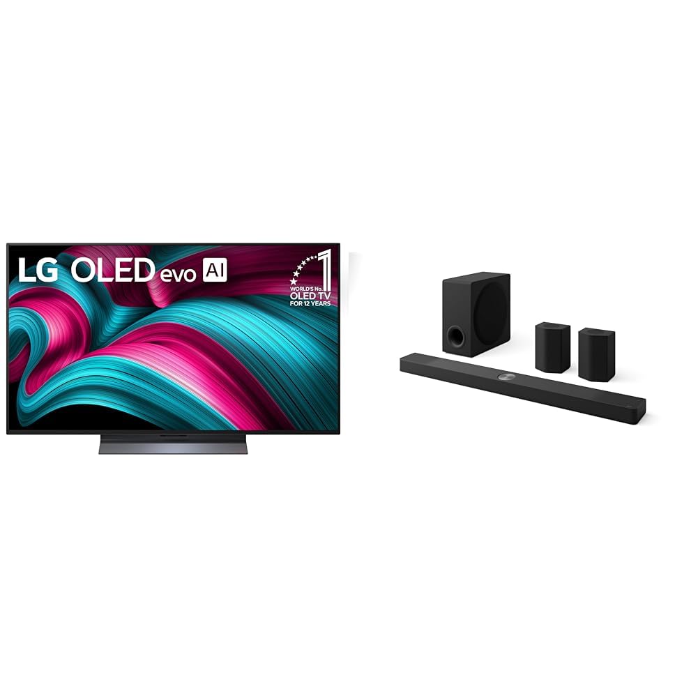 LG 65-Inch Class OLED evo AI 4K C5 Series Smart TV w/Dolby Atmos, Dolby Vision, HDR10, AI Super Upscaling 4K, Filmmaker Mode, Wow Orchestra, Alexa Built-in (OLED65C5PUA, 2025)