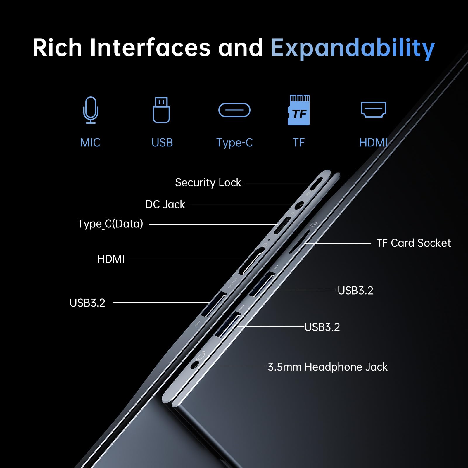 MALLRACE 2025 Laptop,15.6-inch IPS with Windows 11 Laptop with Quad-Core N97(Up to 3.6GHz),16GB DDR4 512GB SSD,Metal Shell, BT5.0, 5G WiFi, USB3.2, Type_C, Webcam, 38Wh Battery