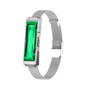 Smart Health Wristband, Wearable Activity & Fitness Tracker Band, 24/7 Sleep Tracker, All-Day Automatic Continuous Heart Rate Tracking, HRV Monitor, Blood Pressure, Stress, 2 Bands, with Free APP