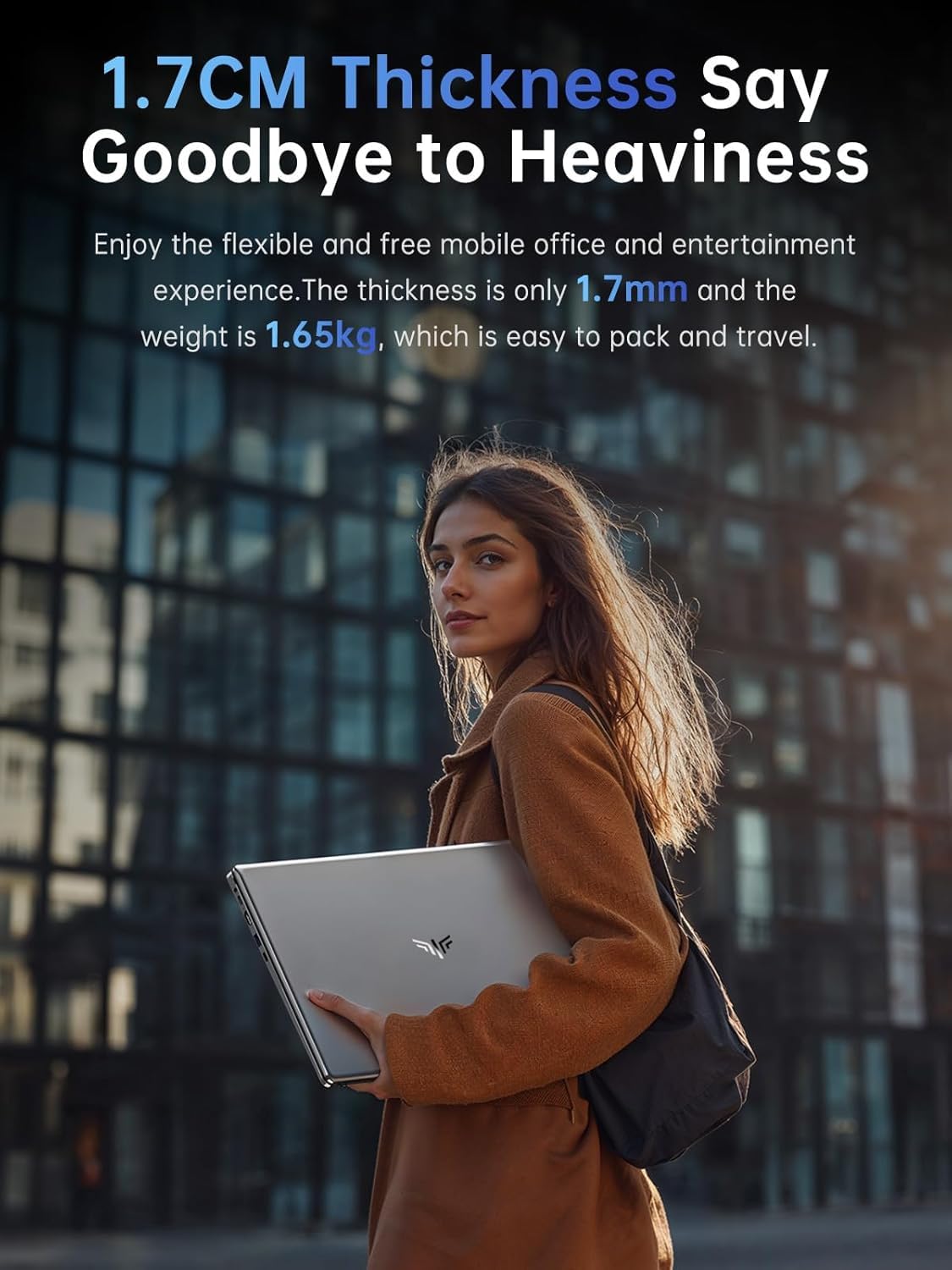2025 Laptop with Windows 11, Intel Quad-Core Processor (up to 3.6GHZ)16GB DDR4 RAM 512GB SSD,15.6 Inch FHD IPS Display, Metal Body,5000mAh Battery,USB3.2,Portable Laptops Computer for Business Office