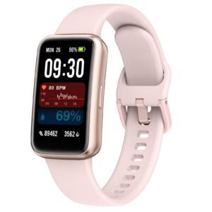 Fitness Tracker,Smart Watch with 24/7 Heart Rate Blood Oxygen Sleep Monitor,1.47″ HD Touchsreen with Step & Calorie Counter 100+ Sport Modes Health Activity Trackers for Men and Women (Black)