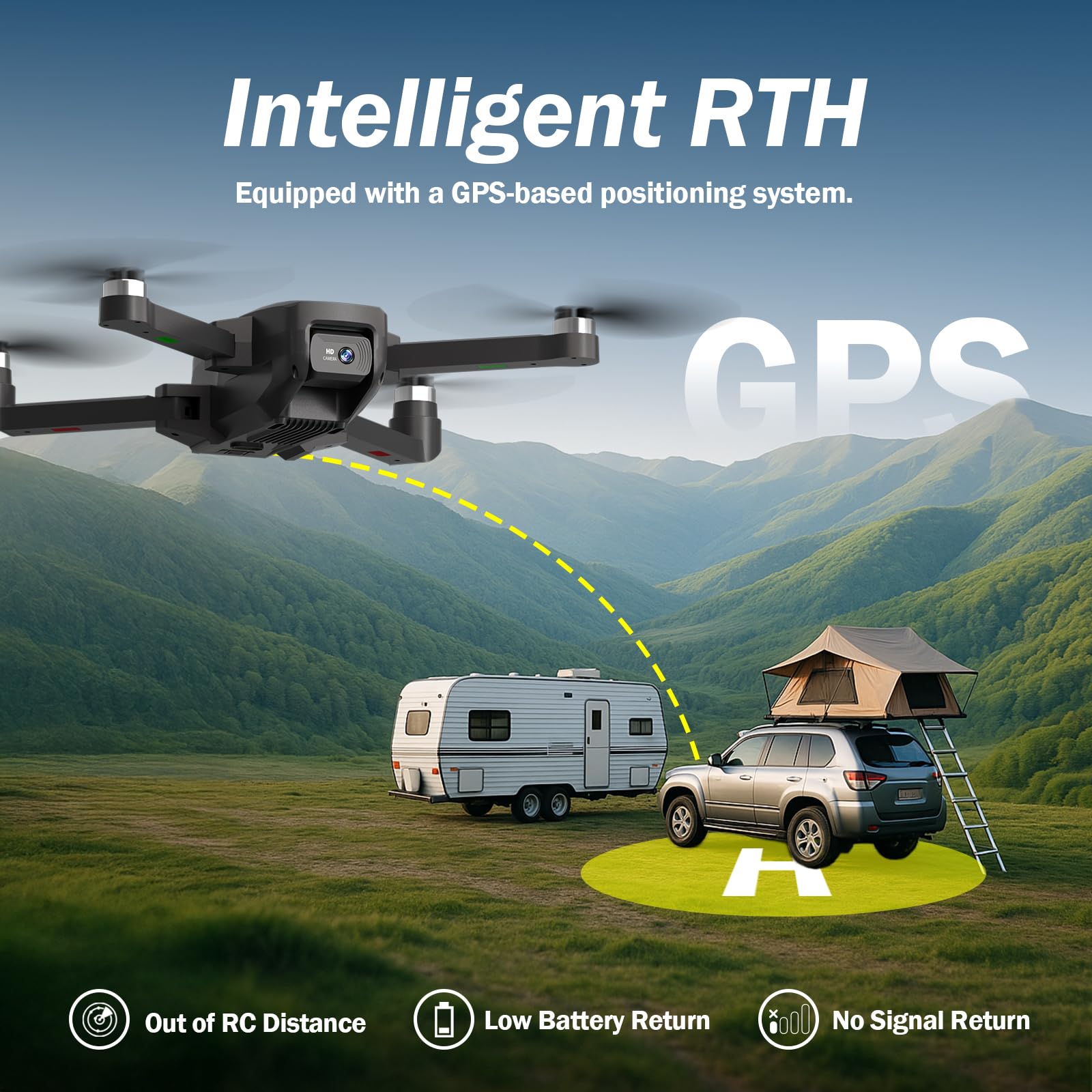 GPS Drone with Camera 4.5