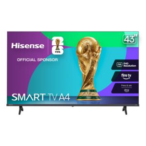 Hisense 32-Inch Class A4 Series HD Smart Fire TV (32A4HNF) – Full Array LED, HDR10, DTS Virtual: X, Slim Bezel Design, Alexa Built-in