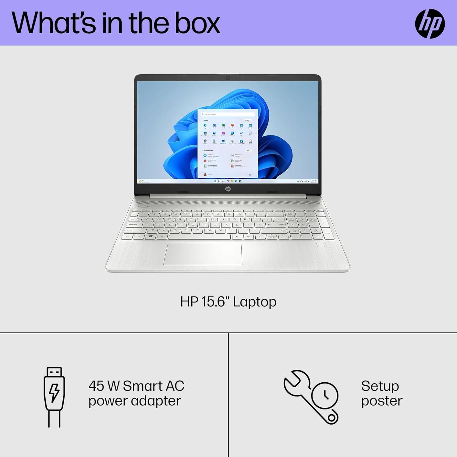 Hp 2025 Everyday Laptop | Free Office 365 | Intel Quad-Core Processor | 11.5 HRs Battery | 1TB Cloud Storage with 64GB SSD and 64GB External, 8GB RAM | Copilot AI Windows 11 w/o Mouse