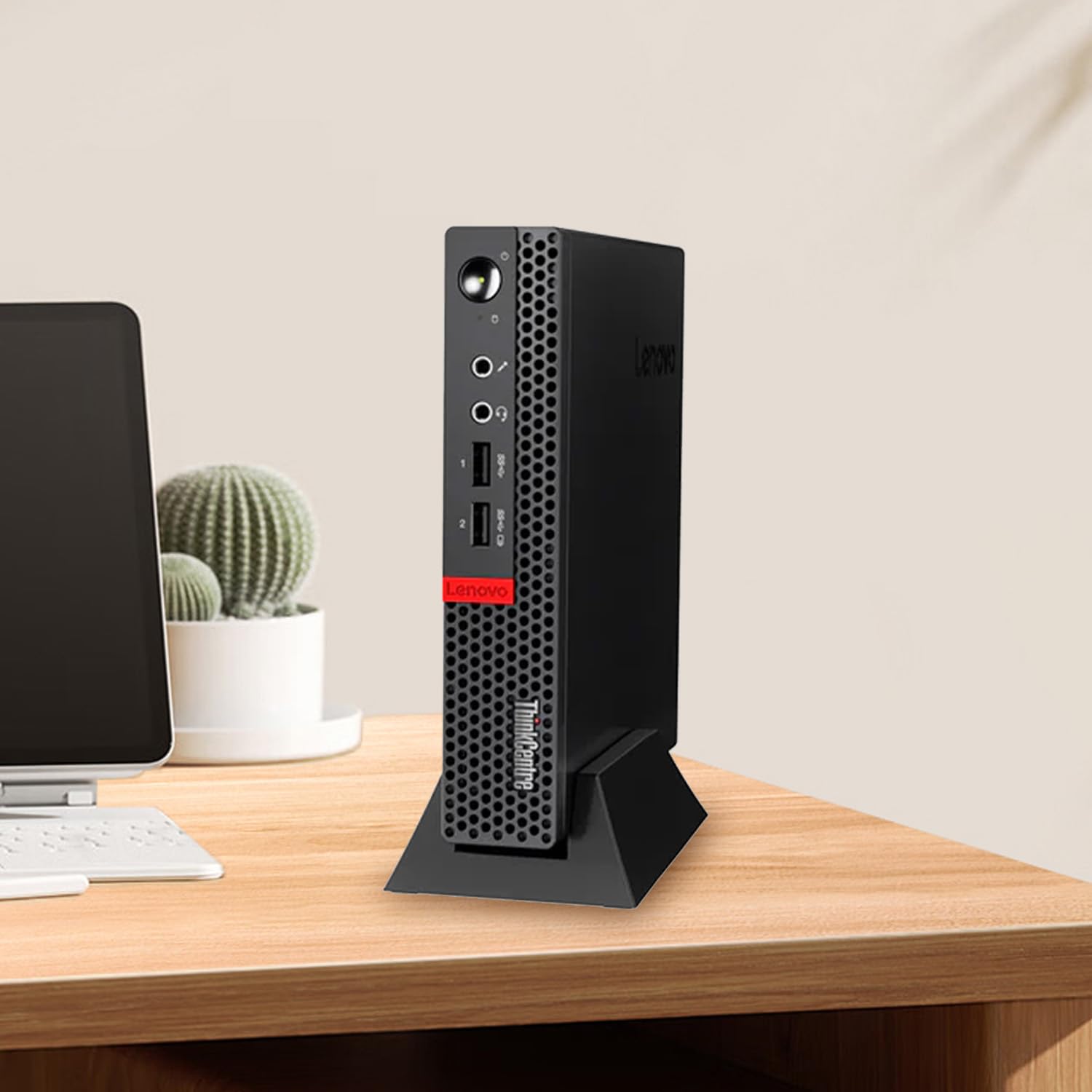 Lenovo ThinkCentre M625q Tiny Business MFF Desktop, Dual Core A4 9120C, 16GB RAM, 256GB SSD, DP, Type-C, Support 2-Monitor 4K, RJ-45, Wi-Fi, Windows 11 Pro, Black, for Home Office & Corporate