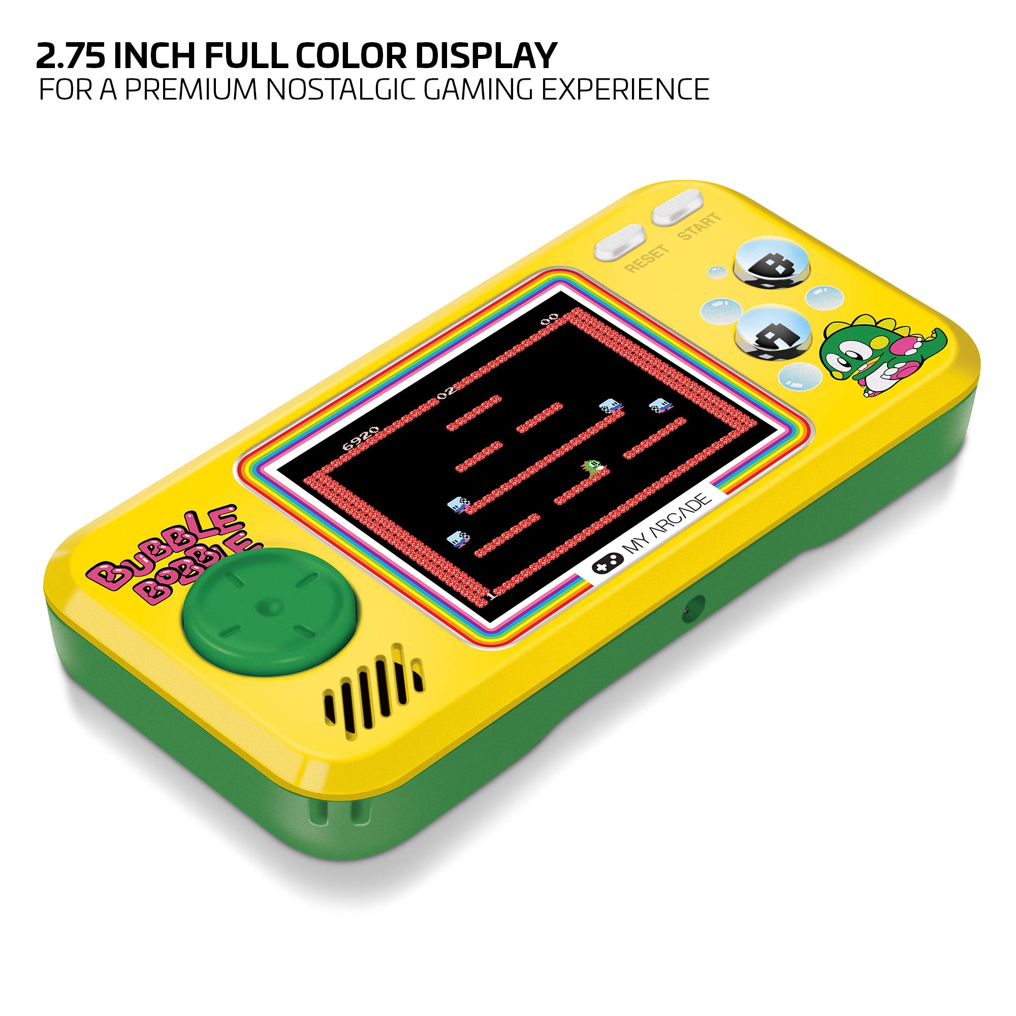 My Arcade Tetris Gamer V: Puzzle Games, Officially Licensed Portable Handheld Game with 201 Games, 2.5