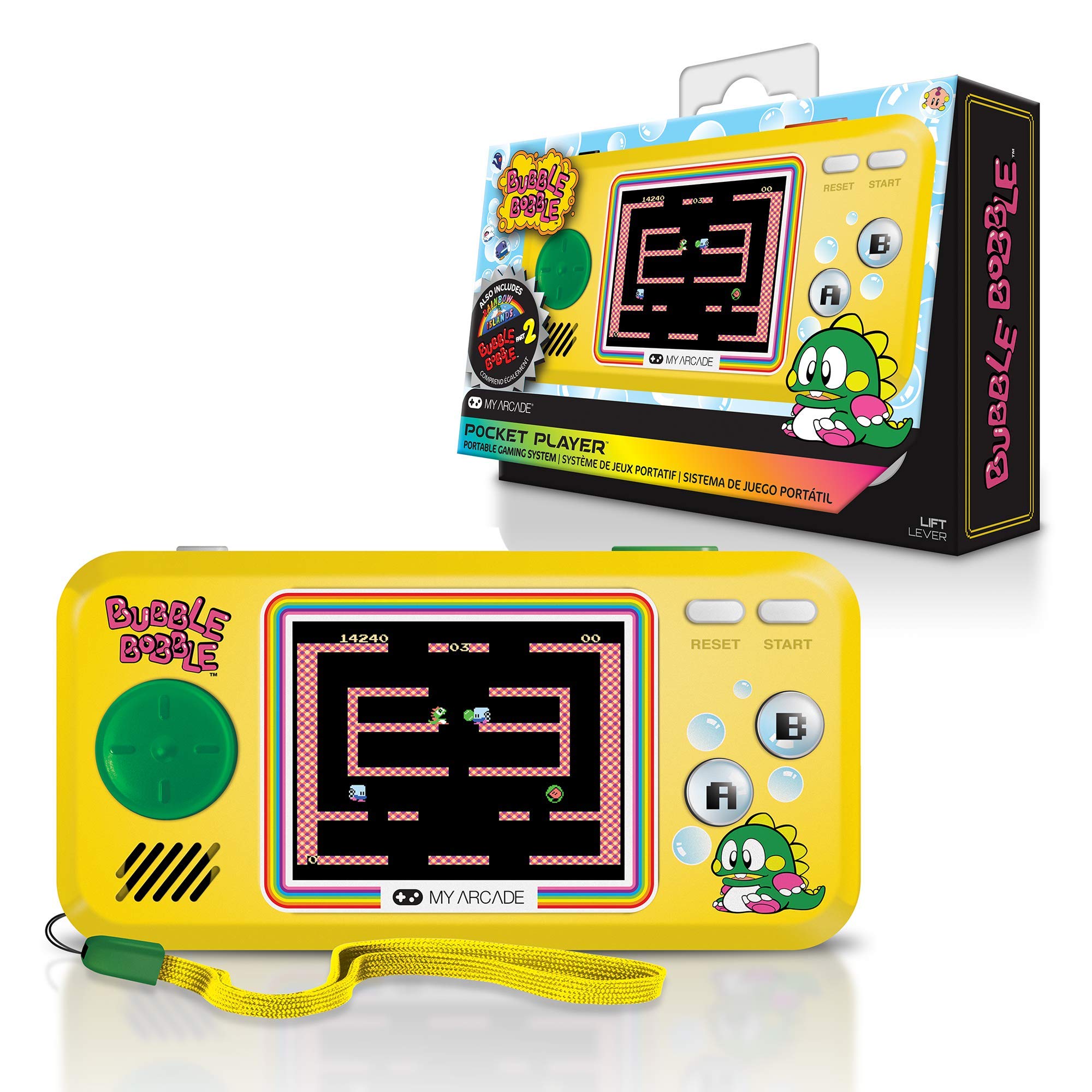 My Arcade Tetris Gamer V: Puzzle Games, Officially Licensed Portable Handheld Game with 201 Games, 2.5″ Full Color Screen, Pocket Size