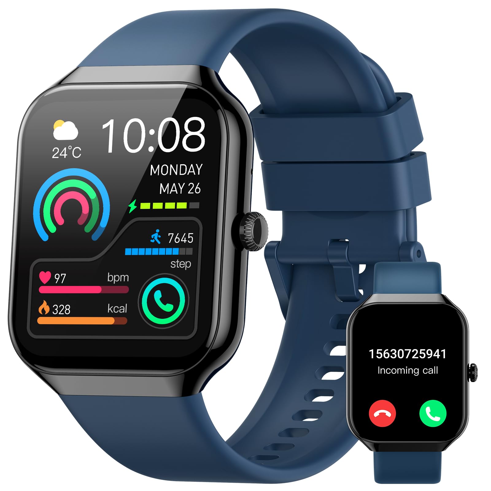 Smart Watch for Women Men, 1.96