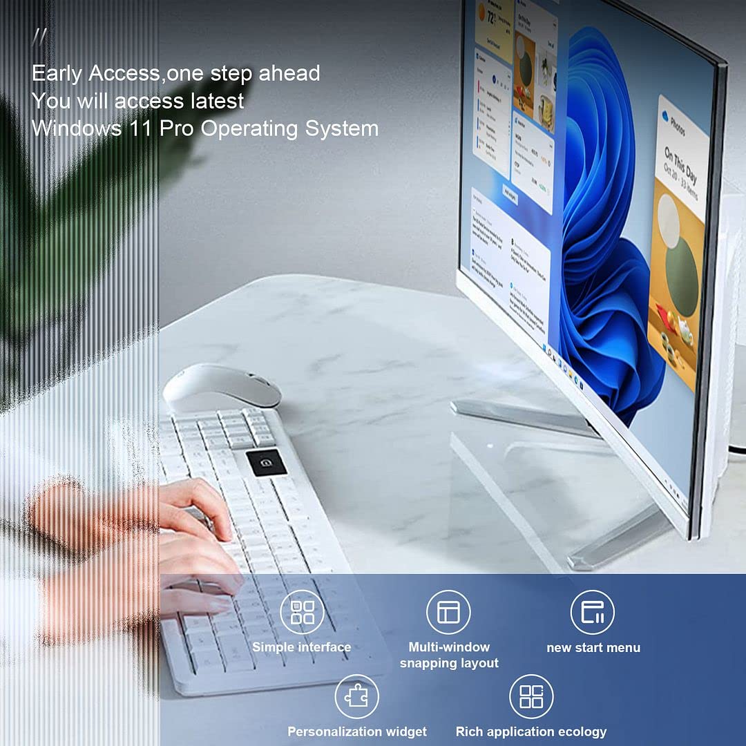 Dell OptiPlex 5070 Desktop Computers Windows 11 Pro,8 Core i7 9700 up to 4.7GHz,32GB DDR4, 1TB M.2 NVMe SSD,Intel Wireless Wi-Fi 6E AX210 & Bluetooth 5.2, HDMI Adapter, Only by Titan ITAD(Renewed)