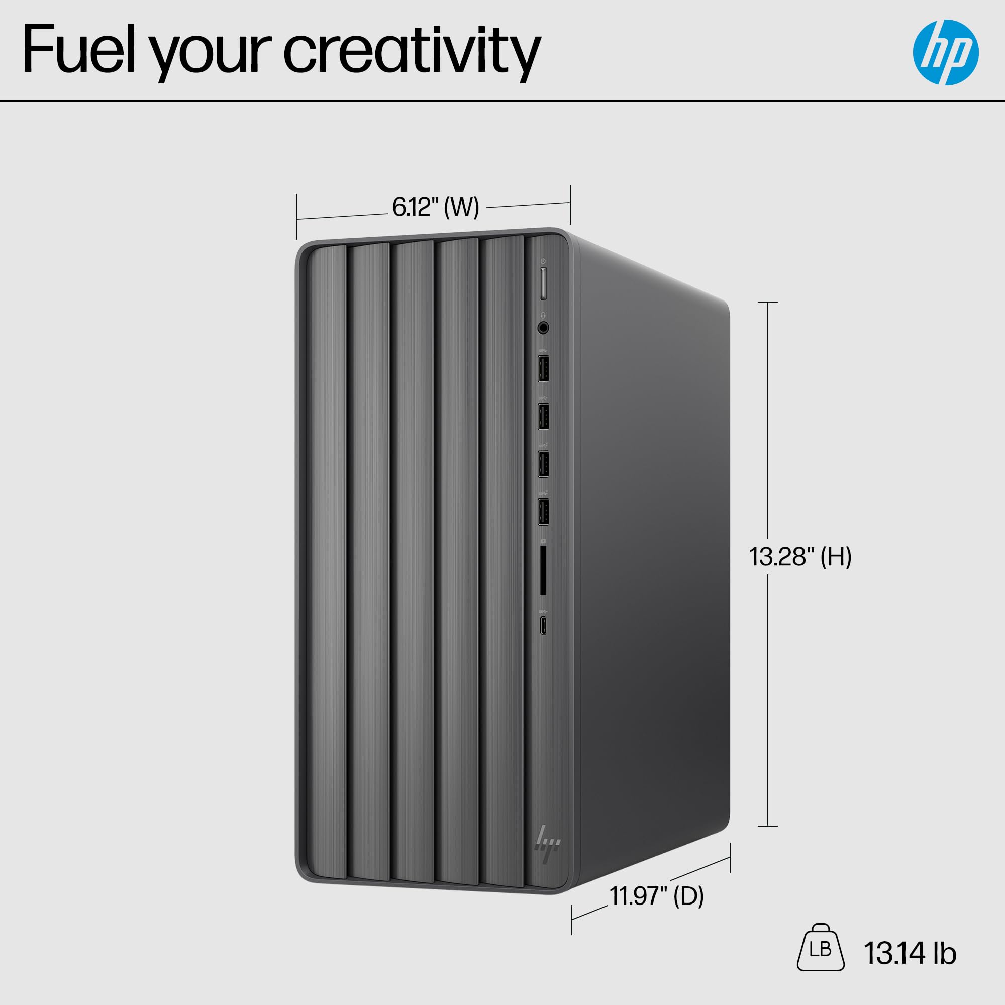HP Envy Desktop PC, Intel Core i7-14700, 32 GB RAM, 1 TB SSD, Intel UHD Graphics 770, Windows 11 Pro, TE01-5002 (2024)